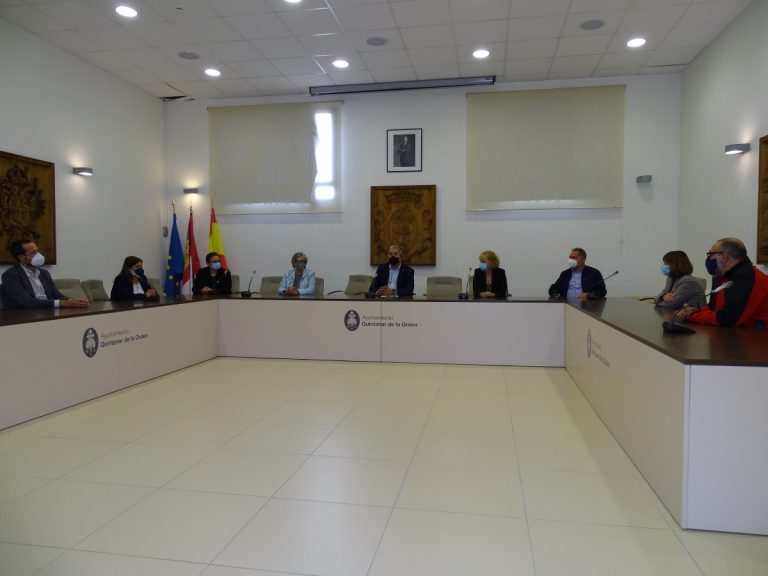Homenajeados trabajadores jubilados en 2020 del Ayuntamiento de Quintanar de la Orden