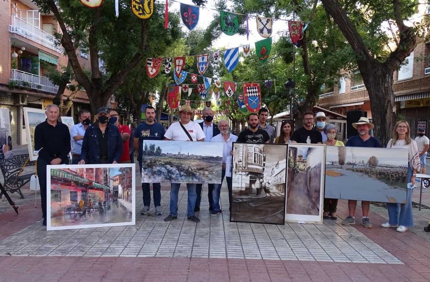 El Arte resurge en las calles de Quintanar de la Orden gracias al IV Certamen de Pintura Rápida