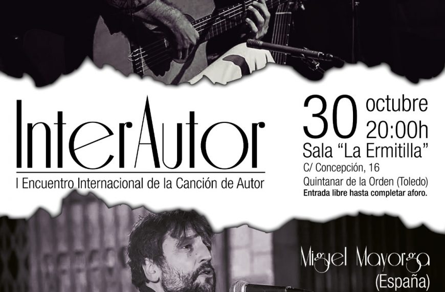 Quintanar recibe el I Encuentro Internacional de la Canción de Autor “InterAutor”