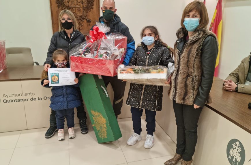 El Ayuntamiento de Quintanar de la Orden hace entrega de los premios de los Concursos de Escaparates y Belenes