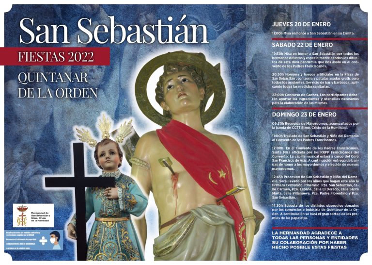 Quintanar de la Orden celebrará la festividad de San Sebastián el próximo fin de semana Quintanar de la Orden celebrará la festividad de San Sebastián el próximo fin de semana