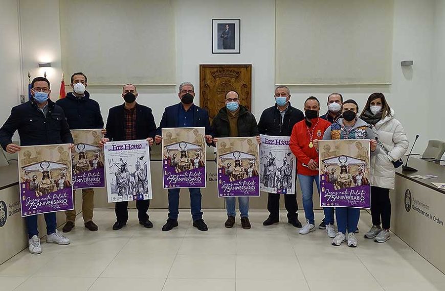 El conjunto escultórico Nuestro Padre Jesús ante Pilato celebra el 75 aniversario de su llega a Quintanar de la Orden