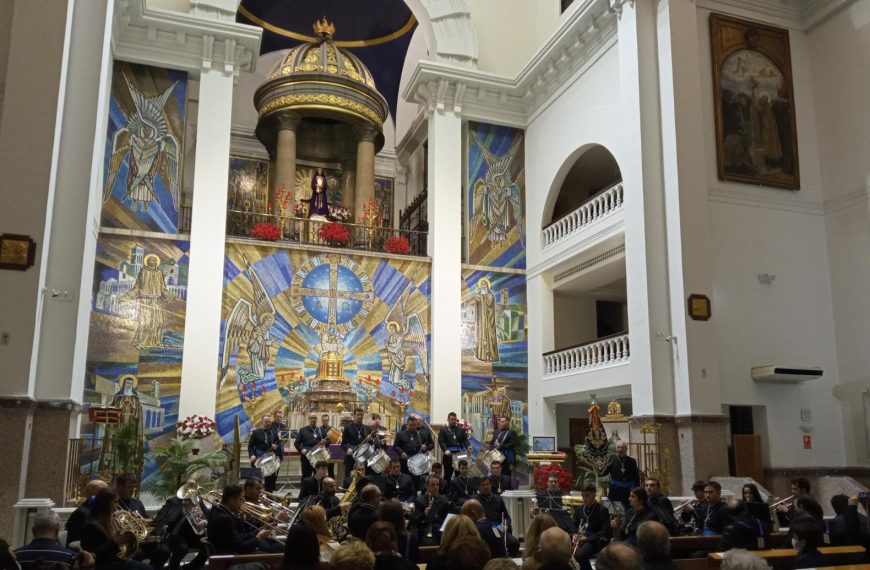 La Agrupación Musical “Virgen de las Angustias” ofrece un concierto en la Basílica de Medinaceli en Madrid