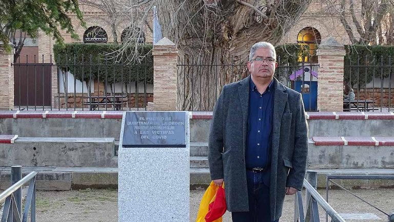 Quintanar de la Orden recuerda a las víctimas del Covid-19 con un monumento en la Plaza de las Palomas Quintanar de la Orden recuerda a las víctimas del Covid-19 con un monumento en la Plaza de las Palomas