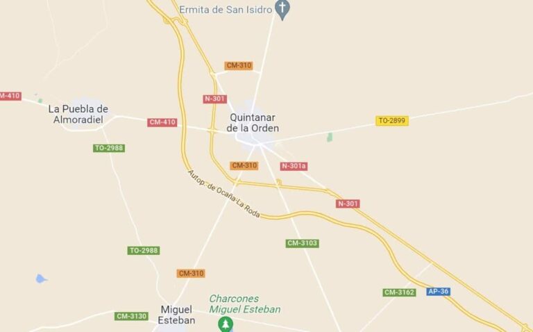 Hombre herido tras agresión con arma blanca en Quintanar de la Orden, Toledo.
